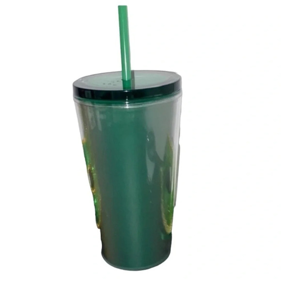 STARBUCKS Cold Cup Tumbler 16oz Acrylic Cold Cup With Lid & Straw NWT - Picture 2 of 5